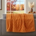 thumbnail image 4 of Halloween Faux Fur Throw Blanket for Couch, Soft Plush Fall Blanket for Bed Sofa, Cozy Warm Decorative Blanket, Seasonal Home Accent for Cool Evenings, 4 of 11