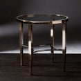 thumbnail image 4 of Southern Enterprises Thessaly Round End Table in Metallic Gold, 4 of 6