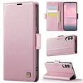 thumbnail image 1 of Autspace Funda para Teléfono con Monedero Magnético Samsung Galaxy S25 Edge de 6,7 Pulgadas, Funda Protectora de Cuero con Función de Tarjetero, Funda con Tapa a Prueba de Golpes, Oro Rosa, 1 of 10