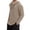 Khaki, variant on Men's Quarter Button Hooded Sweatshirts Relaxed Fit Long Sleeve Textured Sweatshirts Lightweight Solid Workout Pullover Hoodies Khaki L