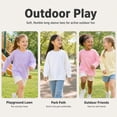 thumbnail image 7 of Girls Long Sleeve T Shirts Toddler 5 Pack Cotton Crew Neck Tops Kids Clothes For 3T-12, 7 of 7