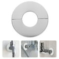thumbnail image 3 of MRLESS 4 Pcs Stainless Steel Round Escutcheons Plate Wall Hole Decoration Covers Wall-Mounted Water Pipe Covers Round Shower Faucet Decorative Covers, 3 of 9