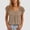 Khaki, variant on QUNYINEY Tee Shirts for Women Summer Short Sleeve Solid Cotton Shirt Crew Neck Lace Pleated Pullover Relaxed Fit Tops