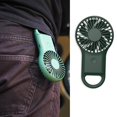 thumbnail image 3 of Mini ventilador de mano portátil ventilador de refrigeración pequeño ventilador de escritorio eléctrico recargable 2-3 tiempo de tiempo de tiempo de de trabajo silencioso Verde BLESIY Ventilador de mano portátil, 3 of 7