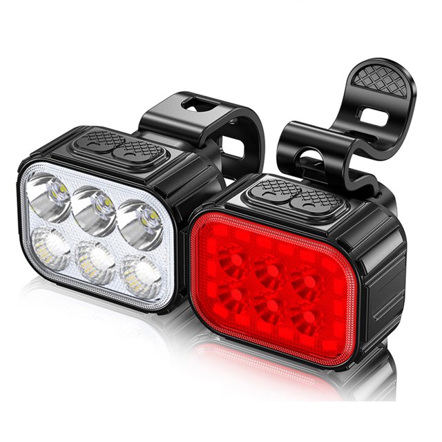 Front and Back Taillight Bicycle Lamp Mountain Bike Night Ride Warning Light IPX65 Waterproof Bike Lights for Night Riding/Cycling
