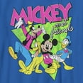 thumbnail image 2 of Boy's Mickey & Friends 90s Vibe Graphic Tee Royal Blue Medium, 2 of 5