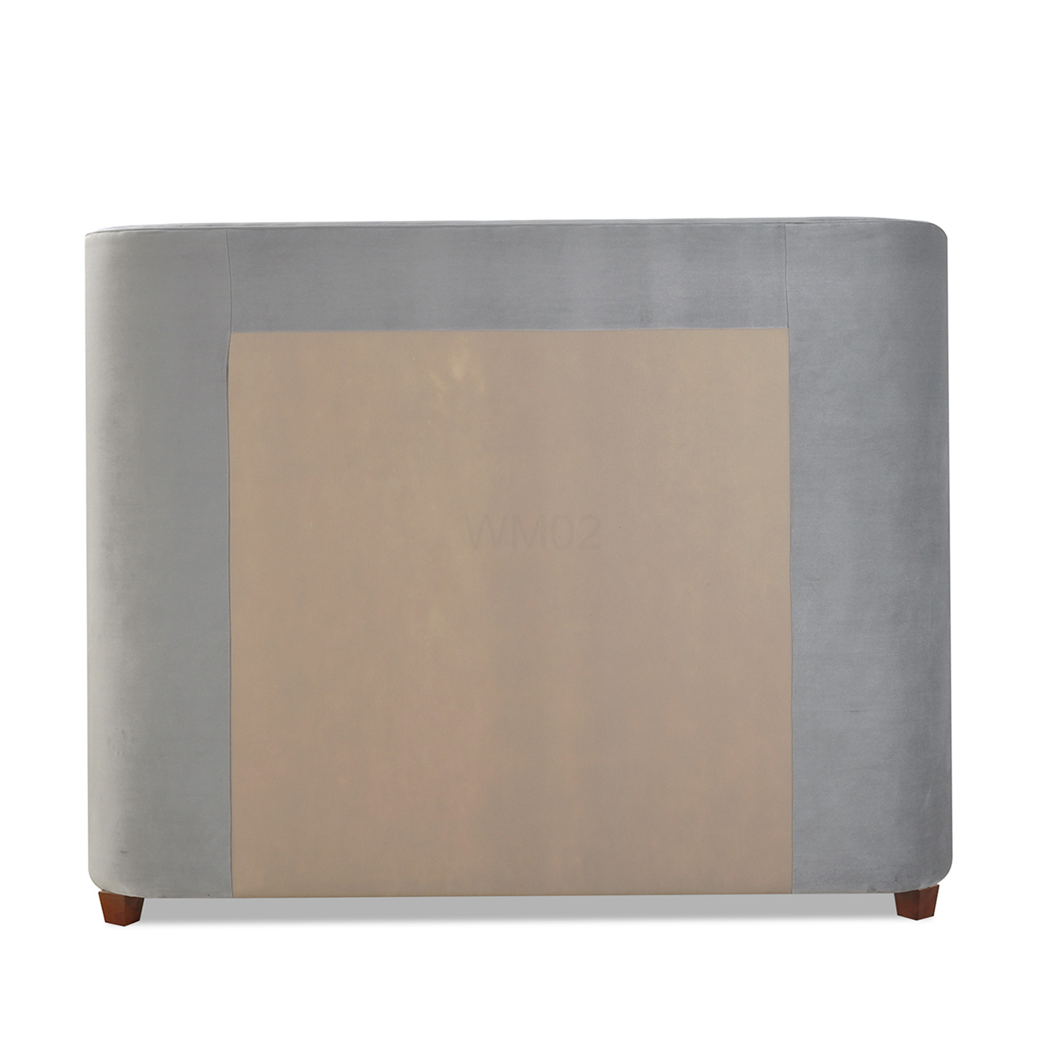 Luxury Velvet Upholstered Queen Bed Frame with Wingback Headboard for Modern Bedroom