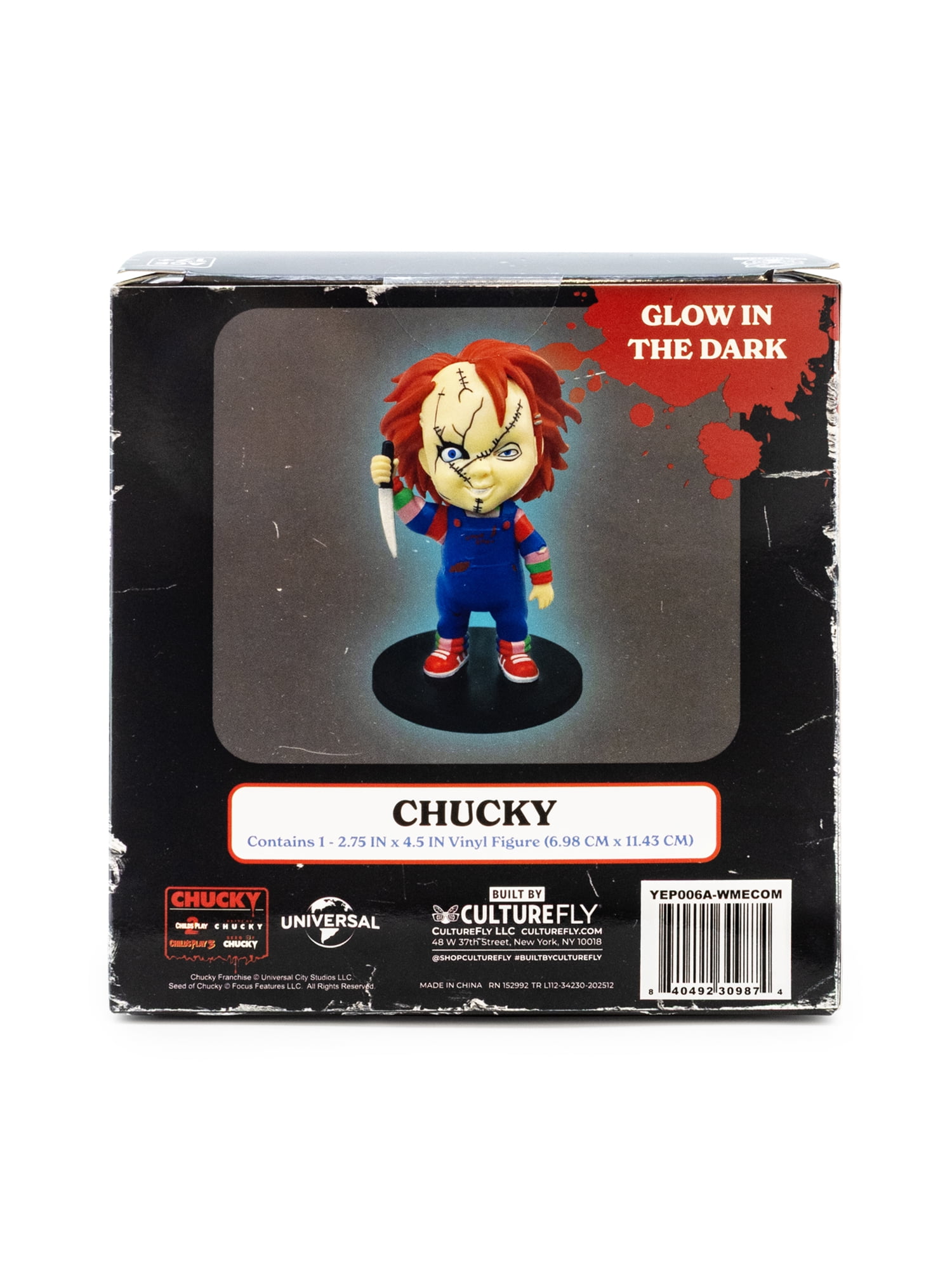 CultureFly Chucky Collectible Vinyl Figure, Officially Licensed