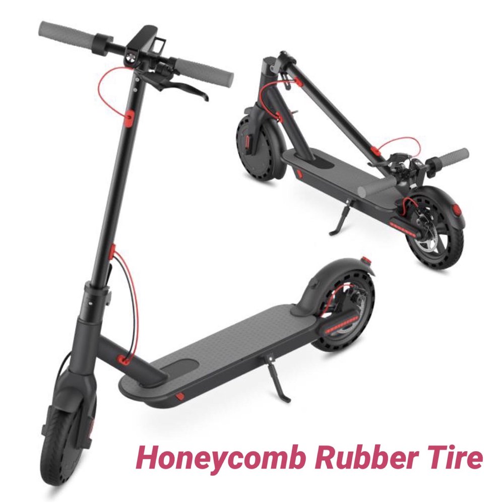 350W Solid Tire Electric Scooter Adult 8.5" Tires Up to 15.6 Miles One