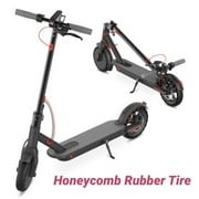 350W Solid Tire Electric Scooter Adult 8.5"  Tires Up to 15.6 Miles One-Step Fold,  with Storage Bag. No Flat Tire Any More