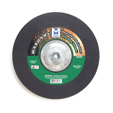 

Mercer Abrasives 621060-25 Type 27 Depre Ctr Grinding Wheels 4-1/2x1/4x7/8 25Pk