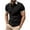 Black, variant on lcziwo Mens Quarter Zip Golf Shirts,Men's Short Sleeve Zipper Polo Shirt,1/4 Zip Shirts for Men Solid Color Pullover Lapel Collar Golf Shirt,White L