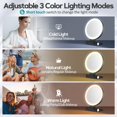thumbnail image 2 of Espejo de aumento B Beauty Planet 30X con luz de 2000 mAh, 2 of 7