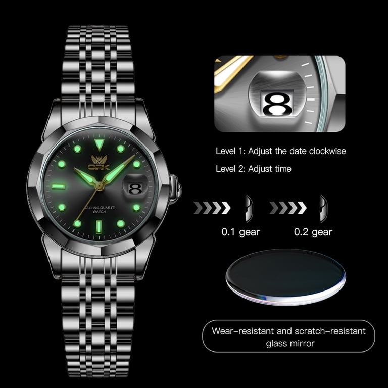 OPK Watches for Women Stainless Steel Fashion Dress Luxury  display picture 1