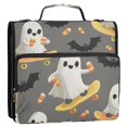 thumbnail image 5 of FORMRS Zipper Binder with Shoulder Strap 1.5-inch Ring 500 Sheet Capacity File Bag, Cute Ghosts, 5 of 5