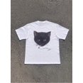 thumbnail image 1 of Camiseta vintage de gato fruncido para todos: estética Y2K para los amantes del streetwear, 1 of 6