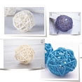 thumbnail image 5 of 24 Pack 2 Inch Rattan Ball Wicker Balls,Decorative Balls for Craft,Party,Valentine's Day,Wedding Table Decoration(Natural Wood,White,Dark Blue,Blue), 5 of 7