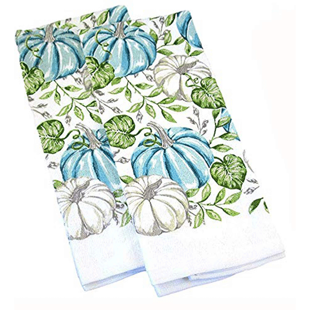 Northeast Home Goods Cotton Printed Kitchen Dish Hand Towels, 15inch x