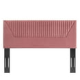 thumbnail image 3 of Modway Patience Channel Tufted Performance Velvet Full/Queen Headboard in Dusty Rose, 3 of 9