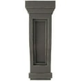 thumbnail image 2 of Ekena Millwork 6 1/2"W x 6 1/2"D x 14"H Traditional Recessed Wood Vintage Decor Corbel, Reclaimed Grey, 2 of 6