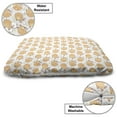 thumbnail image 3 of Squirrel Pet Bed, Pastel Colored Nature Pattern with Leaves and Nuts, Chew Resistant Pad for Dogs and Cats Cushion with Removable Cover, 24" x 39", Pale Orange Pale Green, by Ambesonne, 3 of 4