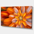 thumbnail image 3 of Designart Massive Orange Fractal Flower Canvas Wall Art, 3 of 4