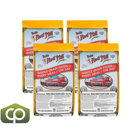 Bob's Red Mill 25 lbs. (11.34 kg) Whole Wheat Pastry Flour - Delicate