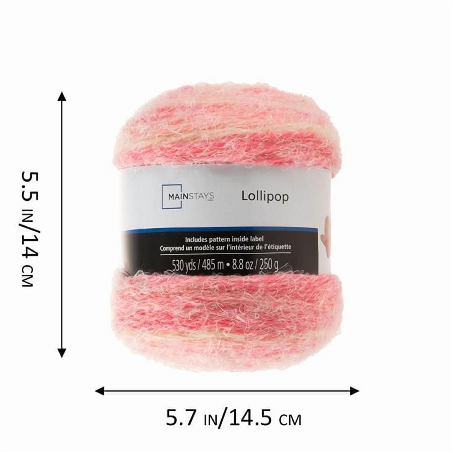 MainStays lollipop yarn Earth, Lollipop yarn Earth