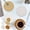 Brown, variant on Woven Round Placemats Cotton Rope Table Mats Heat Insulation Coasters for Kitchen Dining Table Decor Waterproof Washable Protective Hot Dish Pad Natural Home Style Rustic Accent