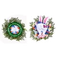 thumbnail image 2 of Easter Wreath Door Hanging Decor Bunny Rabbit Egg Garland Home Gardern Party Decoration Window Hanging Artificial Flower Ornament, 2 of 6