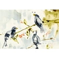 thumbnail image 2 of Goldberger, Jennifer 18x13 Gold Ornate Wood Framed with Double Matting Museum Art Print Titled - Morning Conversation I, 2 of 4