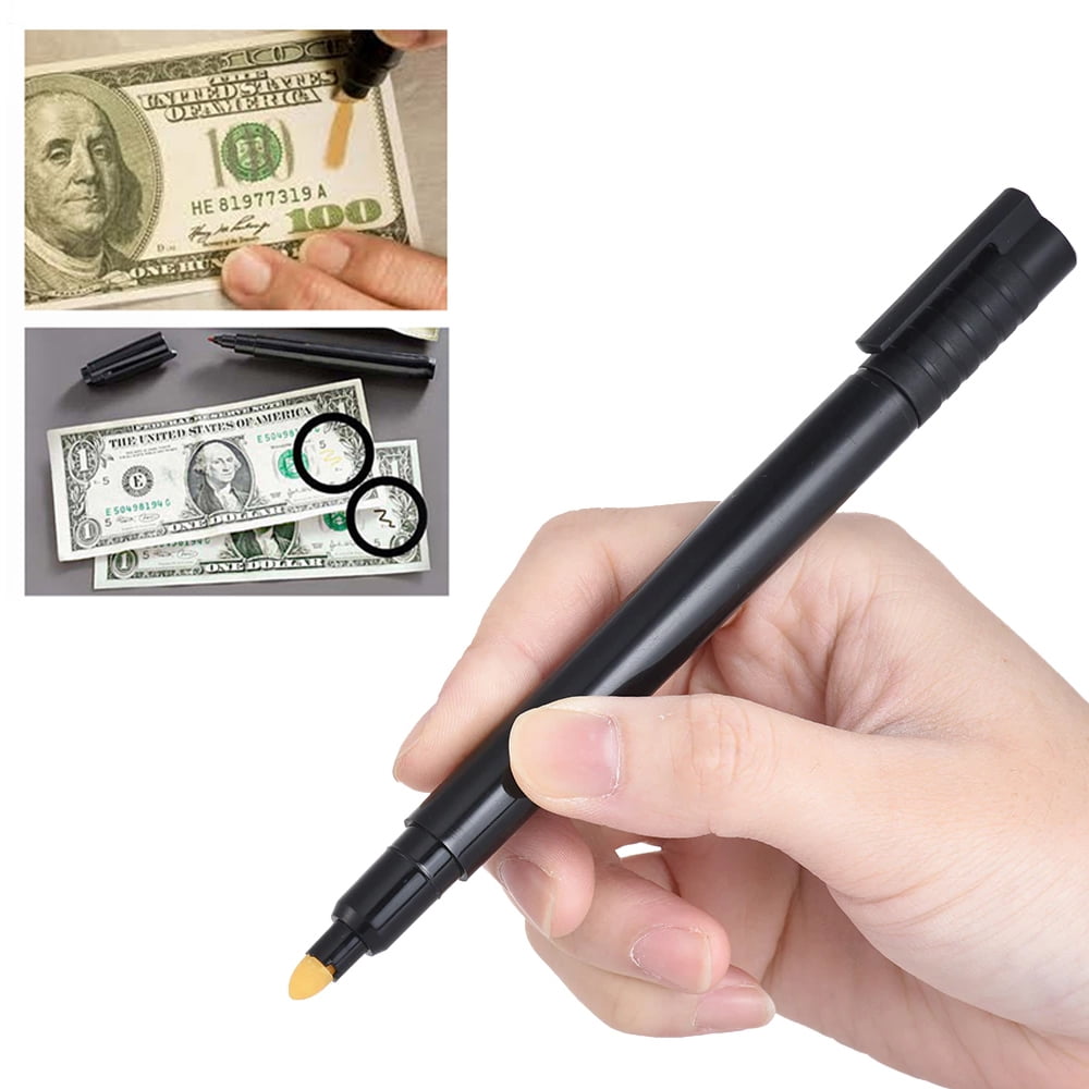 Huron 20 Pack Counterfeit Bill Detector Pen Detection Marker Fake Money Tester 