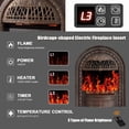 thumbnail image 2 of Electric Fireplace Insert, Vintage Birdcage Heater with Remote Control, 2 of 3