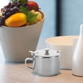 thumbnail image 4 of LOLIPPYY Plated Silver Stainless Steel Condiment Box with Spoon Wide Use for Salt Pepper and Sugar, 4 of 8