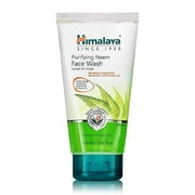 Himalaya Purifying Neem Face Wash, Normal to Oily Skin, Turmeric, Vegan, Cruelty Free, Soap Free, 5.07 Fl Oz, 150 mL, 1 Pack
