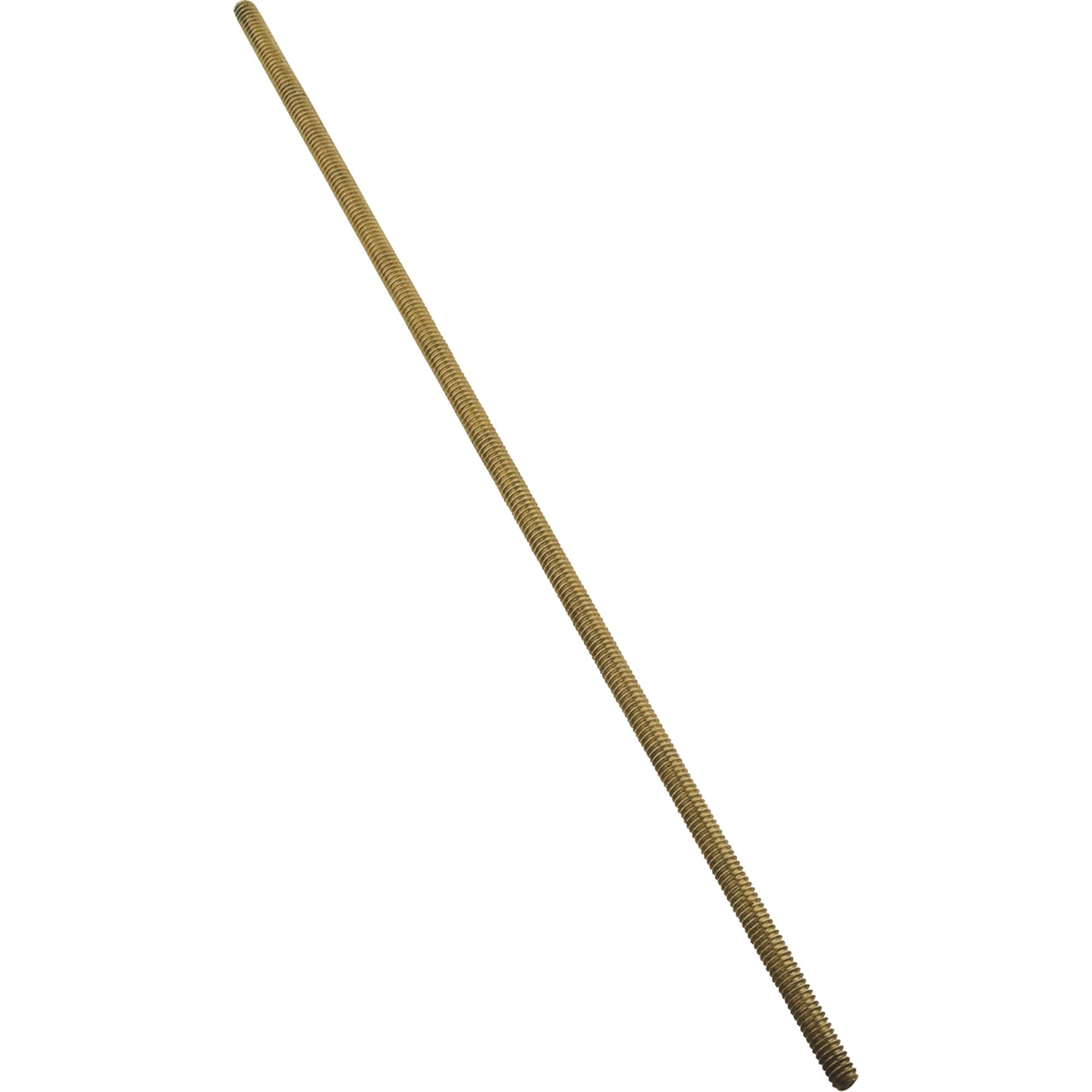 Hillman Steelworks Solid Brass Threaded Rod