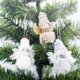 thumbnail image 3 of Juguetes colgantes de peluche bonitos y encantadores muñecos ángeles decorados árboles de navidad regalos para niños colgantes de Navidad, 3 of 5