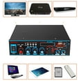 thumbnail image 4 of Amplificateur de Voiture 800W 600W HIFI 2 CH Audio Amplificateur de Puissance Cinéma Maison Amplificateur Audio Support FM USB SD/télécommande, Bluetooth 5.0, 4 of 6