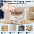 thumbnail image 6 of Brown Open-top Smart Self-cleaning Automatic Cat Litter Box, 6 of 9