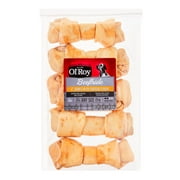 Ol' Roy 6" Beefhide Bones with Chicken Flavor Chews for Dogs, Dry, 16 oz Bag, 5 Count