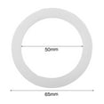 thumbnail image 6 of YFind Filter for Espresso Moka Pot Accessories Coffee Pot Octagonal Aluminum Moka Pot Kitchen Supplies 3 Sealing Rubber Rings 1 Filter,3 cup, 6 of 9