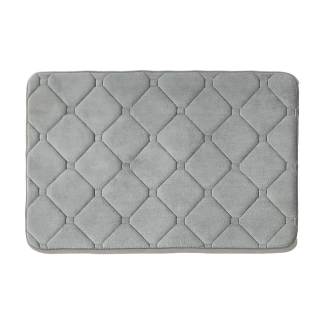 Birdeem Rugs Ultra Absorbent Non-Slip Memory Foam Machine Washable Soft Velvet Bath Mats Floor Mat Easier To Dry for Bathroom Floor
