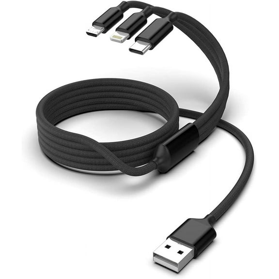 For TCL 30 XE 5G - (Type-C, 8-Pin, Micro-USB) 3-in-1 USB Cable, Charging Wire Power Cord USB-C Sync High Speed O1K