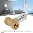 thumbnail image 4 of Water Shut Off Valve, Rust Prevention Water Stop Valve Ceramic Brass 3/4in  for Home, 4 of 8