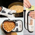 thumbnail image 5 of Yayeee Oven Mitts and Pot Holder Set of 4 Heat Resistant Kitchen Gloves Baking Hot Pad, Cute Cartoon Cats, 5 of 5