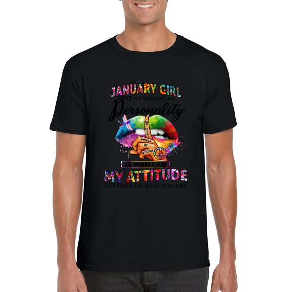 January Birthday Gifts Aquarius Zodiac Astrology Star Fun T-Shirt, for men & women, up to size 5XL