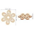 thumbnail image 6 of Mobestech 20Pcs Wood Flower Decoration Lightweight Craft for Clothes Hats Party, 6 of 7