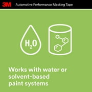 3M 233+ Automotive Refinish Masking Tape, 36mm x 32m, 1 Roll