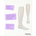 thumbnail image 3 of MeMoi Pelerine Stitch  Cotton Blend Tights - Girls - Female, 6-12, White, 3 of 9