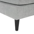 thumbnail image 4 of Christopher Knight Home Modern Chaise Lounge Sofa Bed, 53.5" Upholstered Sofa Couch with Armrests, Gray, 4 of 12